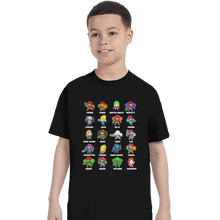 Load image into Gallery viewer, Daily_Deal_Shirts T-Shirts, Youth / XS / Black The Many Suits Of Samus
