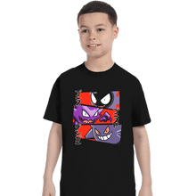 Load image into Gallery viewer, Shirts T-Shirts, Youth / XS / Black Kanto Ghosts