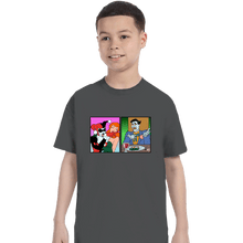 Load image into Gallery viewer, Secret_Shirts T-Shirts, Youth / XS / Charcoal Yelling At Joker