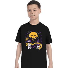 Load image into Gallery viewer, Daily_Deal_Shirts T-Shirts, Youth / XS / Black Magical Halloween Moon