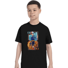 Load image into Gallery viewer, Shirts T-Shirts, Youth / XS / Black Fire And Ice Card
