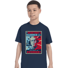 Load image into Gallery viewer, Shirts T-Shirts, Youth / XS / Navy Grabthar's Hammer