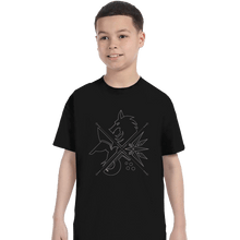 Load image into Gallery viewer, Shirts T-Shirts, Youth / XL / Black Minimal Witcher