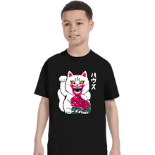 Load image into Gallery viewer, Daily_Deal_Shirts T-Shirts, Youth / XS / Black Lucky Hausu