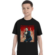 Load image into Gallery viewer, Shirts T-Shirts, Youth / XL / Black Michael Myers