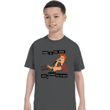 Load image into Gallery viewer, Secret_Shirts T-Shirts, Youth / XS / Charcoal Pocketsand!