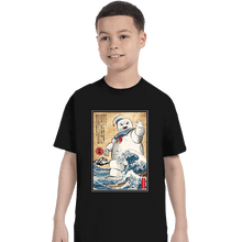 Load image into Gallery viewer, Daily_Deal_Shirts T-Shirts, Youth / XS / Black Marshmallow Man In Japan