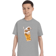 Load image into Gallery viewer, Daily_Deal_Shirts T-Shirts, Youth / XS / Sports Grey The Great Beer Wave