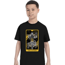 Load image into Gallery viewer, Secret_Shirts T-Shirts, Youth / XS / Black Tarot Lovers