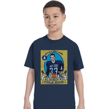 Load image into Gallery viewer, Shirts T-Shirts, Youth / XS / Navy Al Bundy Trading Card
