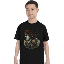 Load image into Gallery viewer, Shirts T-Shirts, Youth / XS / Black Emblem Of The Lion