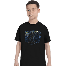 Load image into Gallery viewer, Secret_Shirts T-Shirts, Youth / XS / Black Starry Cop