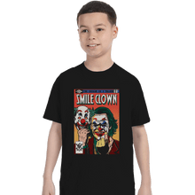 Load image into Gallery viewer, Shirts T-Shirts, Youth / Small / Black Smile Clown