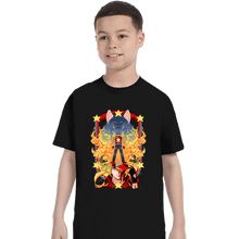 Load image into Gallery viewer, Shirts T-Shirts, Youth / XS / Black Lone Wolf