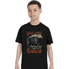 Load image into Gallery viewer, Secret_Shirts T-Shirts, Youth / XS / Black Good Vibes Only