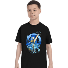 Load image into Gallery viewer, Shirts T-Shirts, Youth / XS / Black Valley Orchid Yelan