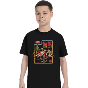 Secret_Shirts T-Shirts, Youth / XS / Black Summoning Kaiju