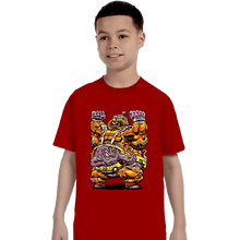 Load image into Gallery viewer, Daily_Deal_Shirts T-Shirts, Youth / XS / Red Mechanical Madman