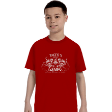 Load image into Gallery viewer, Shirts T-Shirts, Youth / XS / Red Tager's Gym