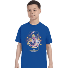 Load image into Gallery viewer, Shirts T-Shirts, Youth / XS / Royal Blue The Empress Peach