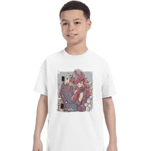 Load image into Gallery viewer, Shirts T-Shirts, Youth / XS / White Wanda Kiss