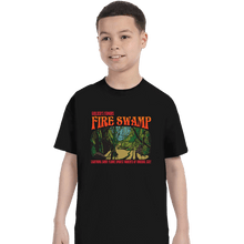 Load image into Gallery viewer, Daily_Deal_Shirts T-Shirts, Youth / XS / Black Famous Fire Swamp
