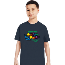 Load image into Gallery viewer, Secret_Shirts T-Shirts, Youth / XS / Dark Heather Action Park