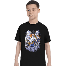 Load image into Gallery viewer, Daily_Deal_Shirts T-Shirts, Youth / XS / Black Battle Angemon