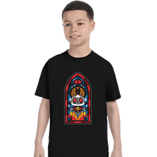 Load image into Gallery viewer, Daily_Deal_Shirts T-Shirts, Youth / XS / Black Lamb Stained Glass
