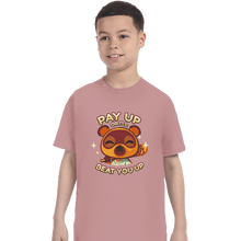 Load image into Gallery viewer, Shirts T-Shirts, Youth / XS / Pink Pay Up