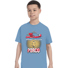 Load image into Gallery viewer, Daily_Deal_Shirts T-Shirts, Youth / XS / Powder Blue Porco