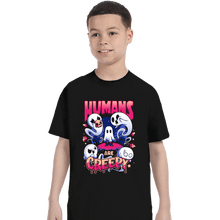Load image into Gallery viewer, Daily_Deal_Shirts T-Shirts, Youth / XS / Black Ghost View Of Humanity