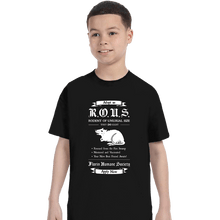 Load image into Gallery viewer, Daily_Deal_Shirts T-Shirts, Youth / XS / Black Adopt An R.O.U.S.