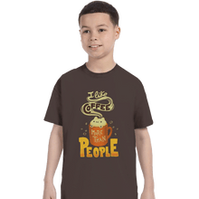 Load image into Gallery viewer, Shirts T-Shirts, Youth / XL / Dark Chocolate I Like Coffee