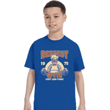 Load image into Gallery viewer, Daily_Deal_Shirts T-Shirts, Youth / XS / Royal Blue Borkout Gym