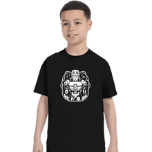 Load image into Gallery viewer, Shirts T-Shirts, Youth / XS / Black Digital Mechanical Cyborg