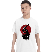 Load image into Gallery viewer, Shirts T-Shirts, Youth / XS / White Red Sun Swordsman