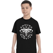 Load image into Gallery viewer, Shirts T-Shirts, Youth / XS / Black Survive Emblem
