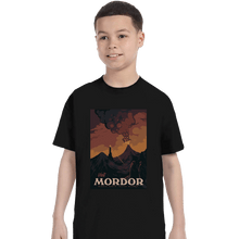 Load image into Gallery viewer, Shirts T-Shirts, Youth / XL / Black Visit Mordor