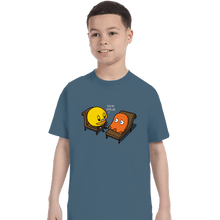 Load image into Gallery viewer, Shirts T-Shirts, Youth / XS / Indigo Blue Psych-Man