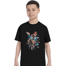 Load image into Gallery viewer, Shirts T-Shirts, Youth / XL / Black Characters