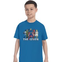 Load image into Gallery viewer, Shirts T-Shirts, Youth / XL / Sapphire Cartoon Seven