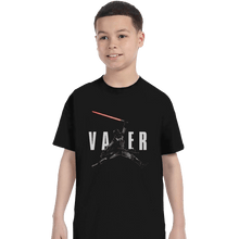 Load image into Gallery viewer, Shirts T-Shirts, Youth / XL / Black Air Vader