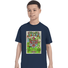 Load image into Gallery viewer, Shirts T-Shirts, Youth / XL / Navy The Mushroom Kingdom