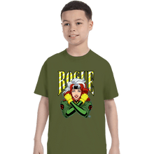 Load image into Gallery viewer, Daily_Deal_Shirts T-Shirts, Youth / XS / Military Green Rogue 97