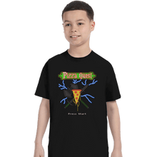 Load image into Gallery viewer, Shirts T-Shirts, Youth / XL / Black PIzza Quest