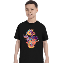 Load image into Gallery viewer, Daily_Deal_Shirts T-Shirts, Youth / XS / Black Courage