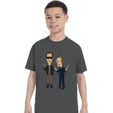 Load image into Gallery viewer, Shirts T-Shirts, Youth / XL / Charcoal T800 and T1000