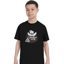 Load image into Gallery viewer, Daily_Deal_Shirts T-Shirts, Youth / XS / Black Stay Puft Lives