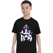 Load image into Gallery viewer, Daily_Deal_Shirts T-Shirts, Youth / XS / Black Glitched Jafar